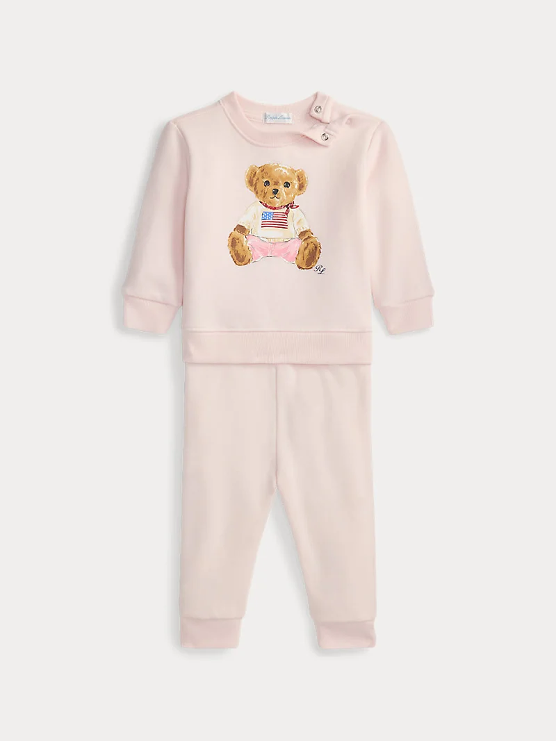 Комплект свитшот и штаны Polo Bear из флиса — 1