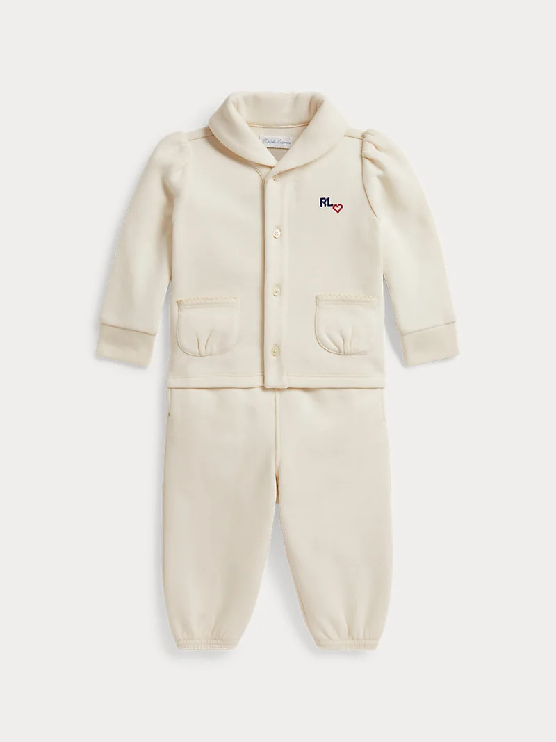 Комплект кардиган и брюки Ralph Lauren из флиса — 1