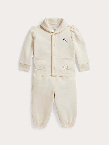 Комплект кардиган и брюки Ralph Lauren из флиса