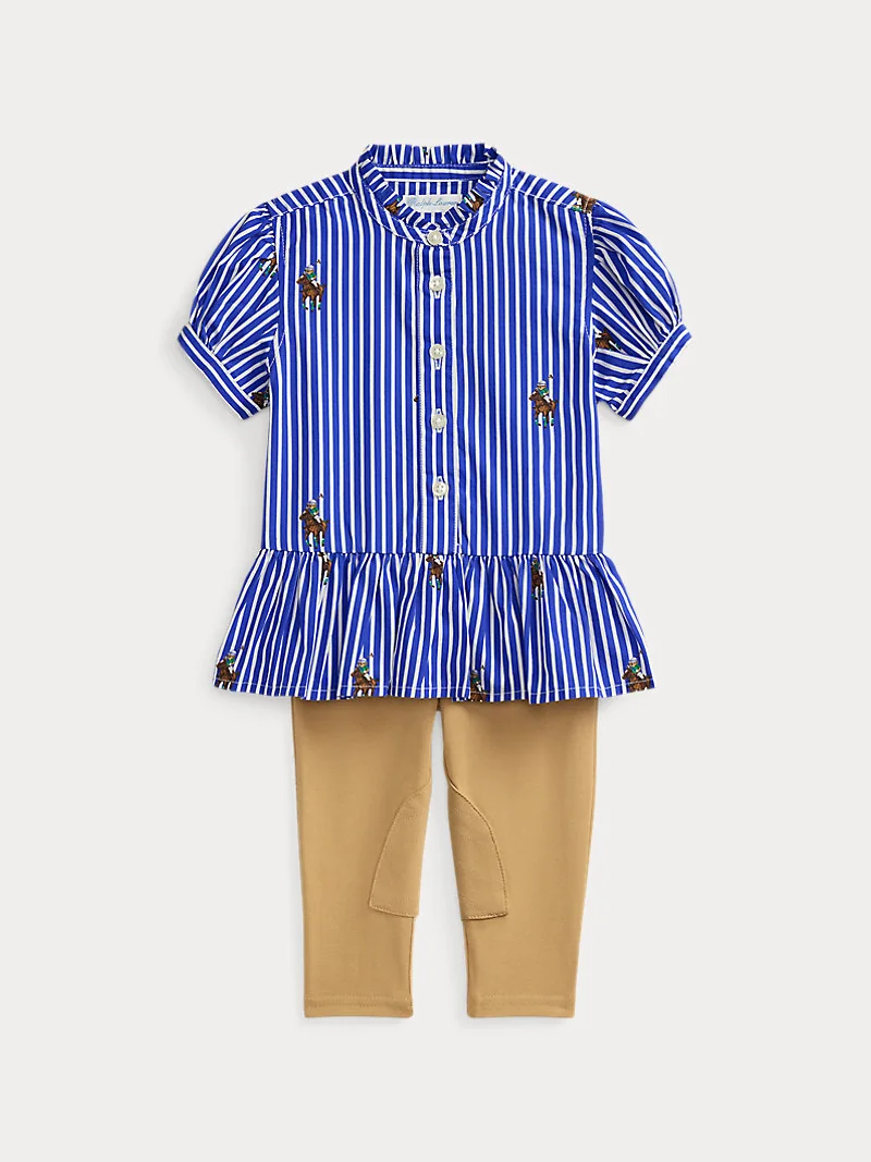 Комплект рубашка и леггинсы Polo Bear — 1