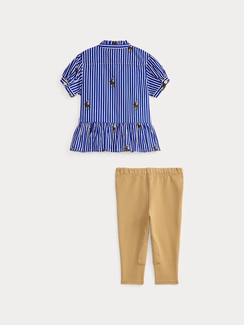 Комплект рубашка и леггинсы Polo Bear — 2