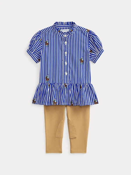 Комплект рубашка и леггинсы Polo Bear