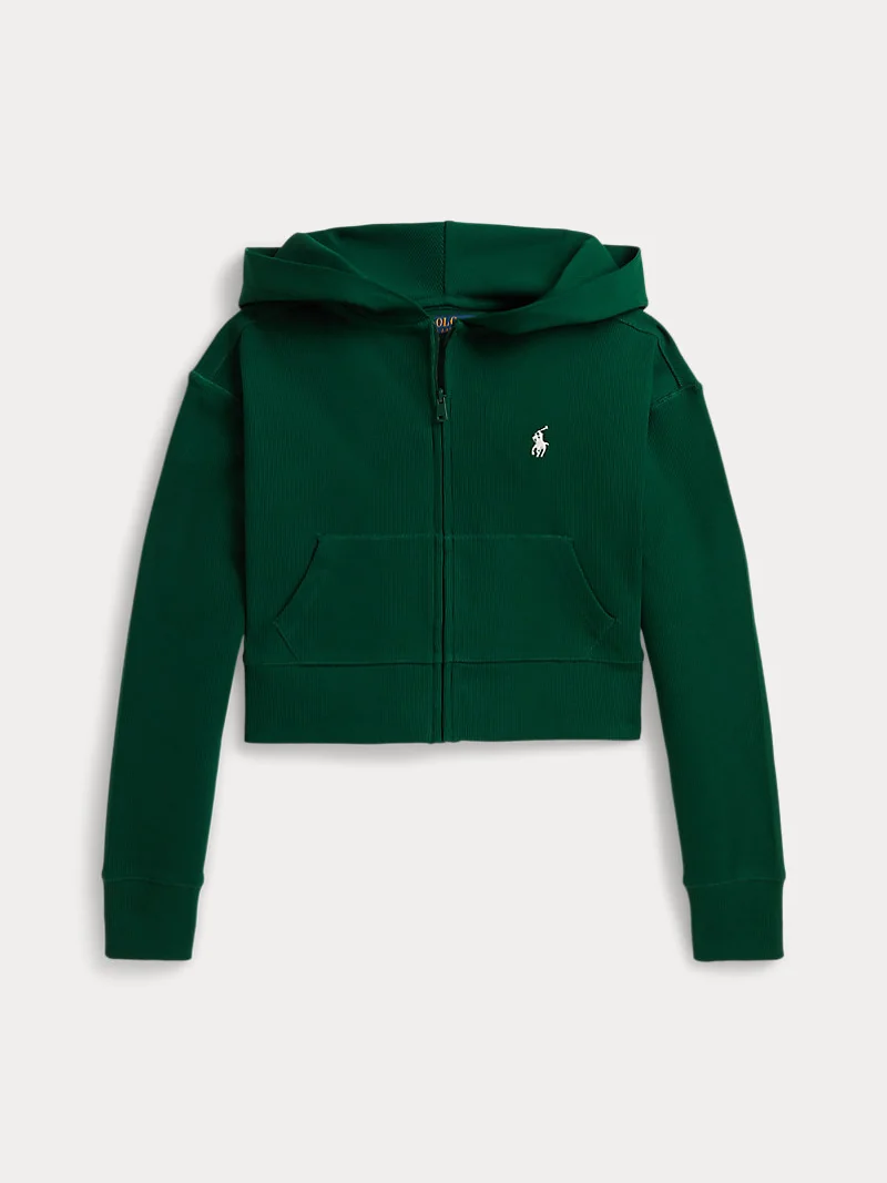 Худи Ribbed Boxy на молнии — 2