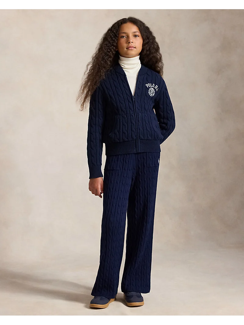 Свитер Embroidered Crest Cable Cotton — 4