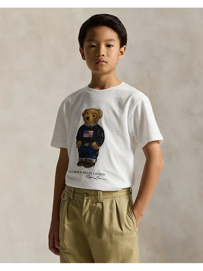 Хлопковая футболка Polo Bear — 1