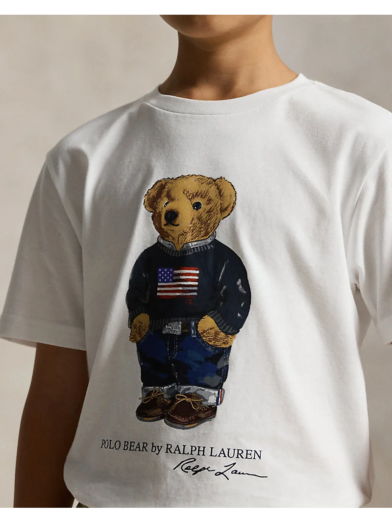 Хлопковая футболка Polo Bear — 5