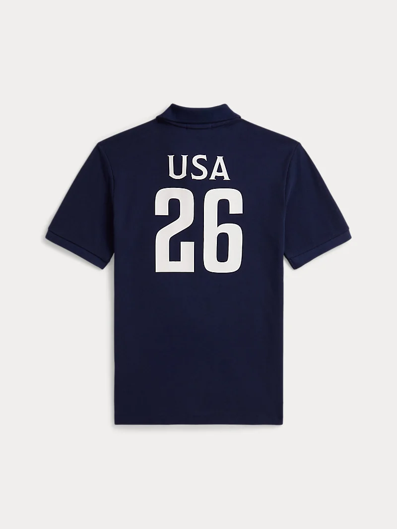 Поло сборной США из хлопковой сетки Ralph Lauren — 2