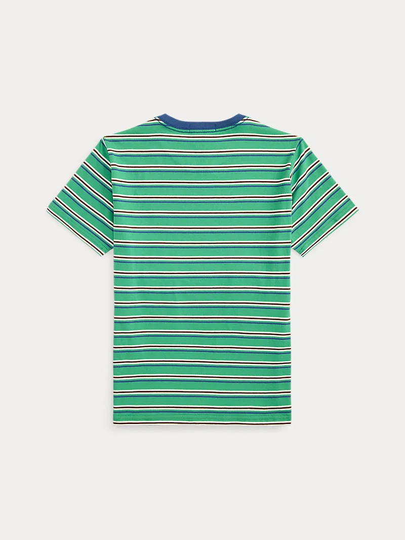 Футболка в полоску из хлопкового джерси Ralph Lauren — 2