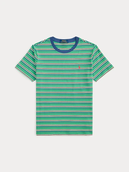 Футболка в полоску из хлопкового джерси Ralph Lauren
