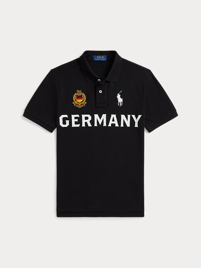 Поло сборной Германии из хлопковой сетки Ralph Lauren — 1