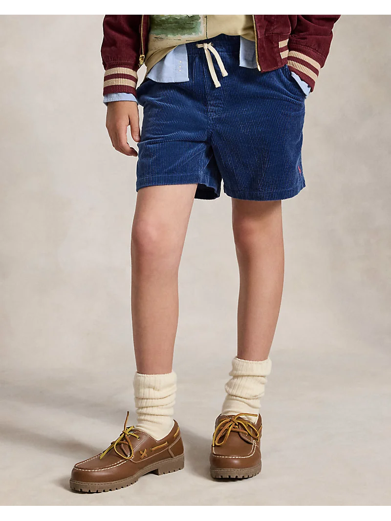Вельветовые шорты Polo Prepster на резинке — 4