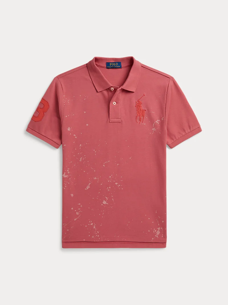 Поло Big Pony с принтом в стиле брызг краски Ralph Lauren — 1