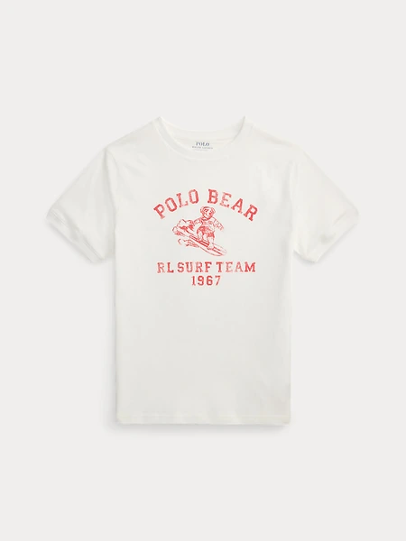 Хлопковая футболка Polo Bear на волне