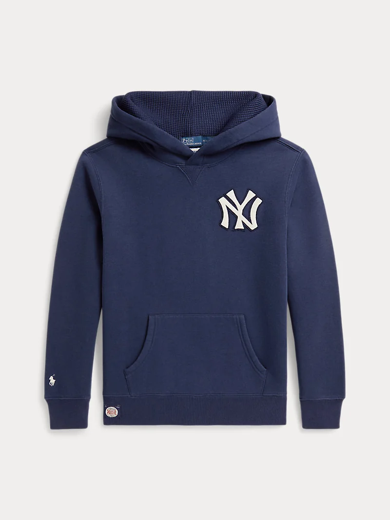 Флисовое худи Yankees с нашивками — 1