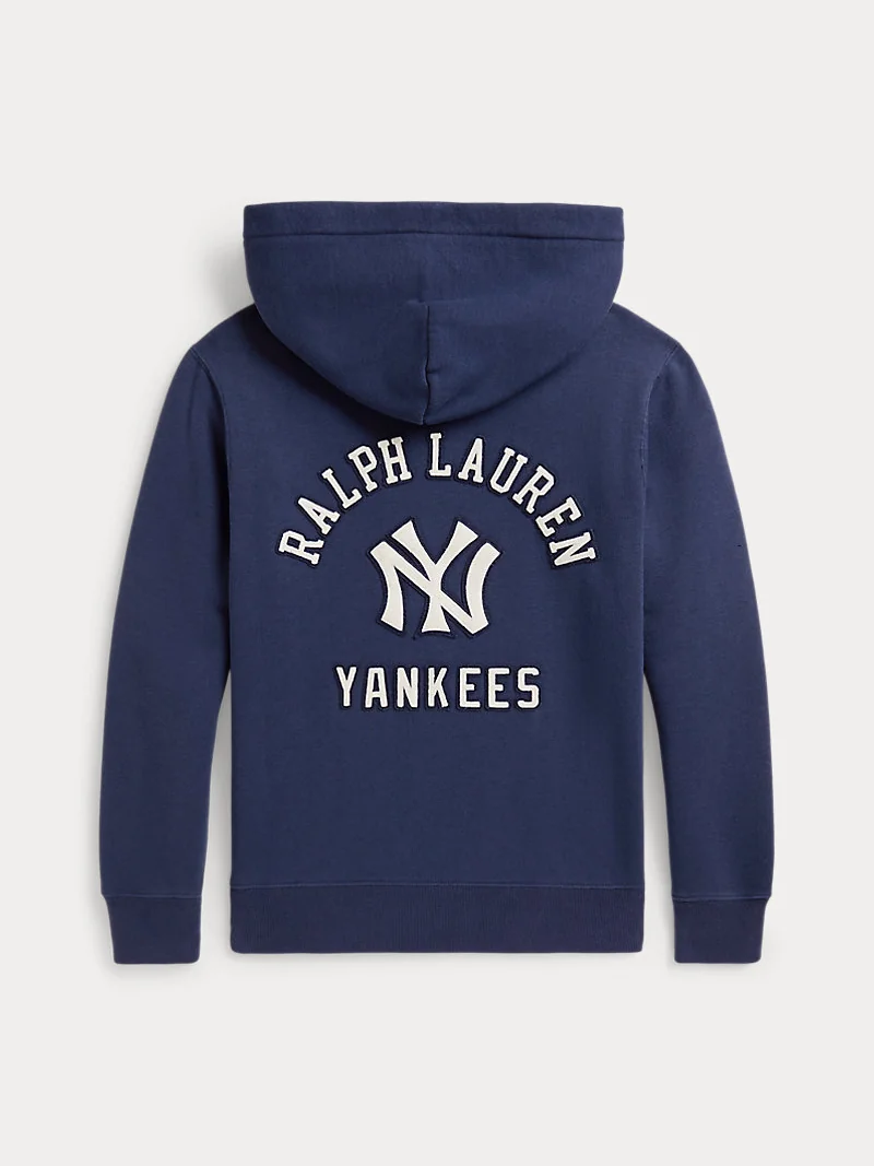 Флисовое худи Yankees с нашивками — 2