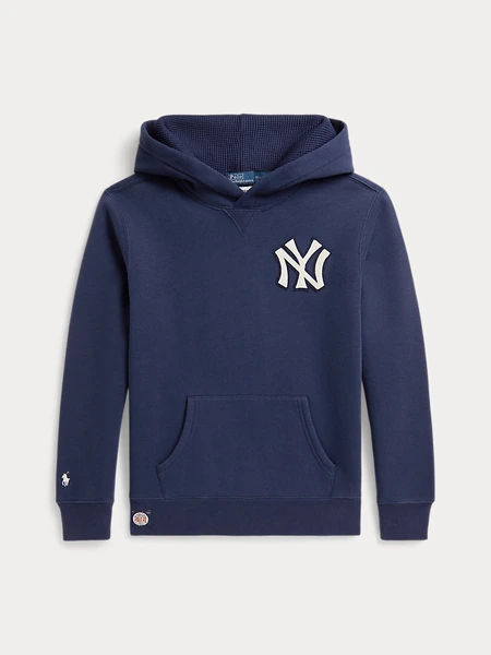 Флисовое худи Yankees с нашивками