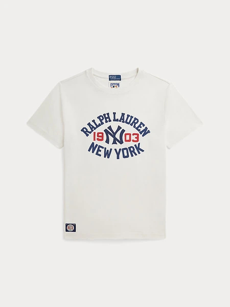 Хлопковая футболка Yankees с принтом