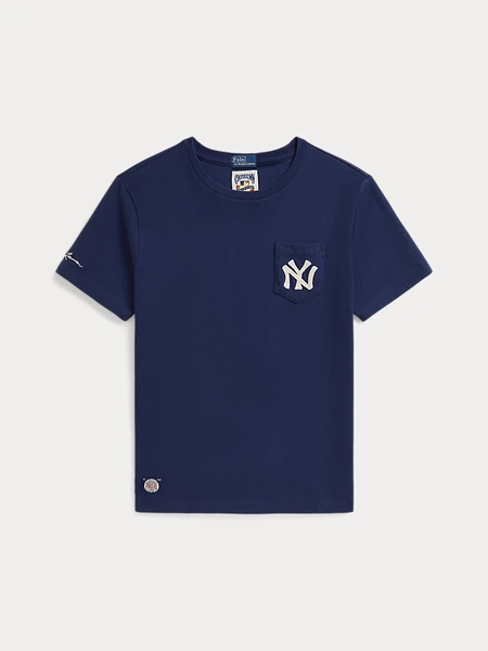 Хлопковая футболка Yankees с карманом