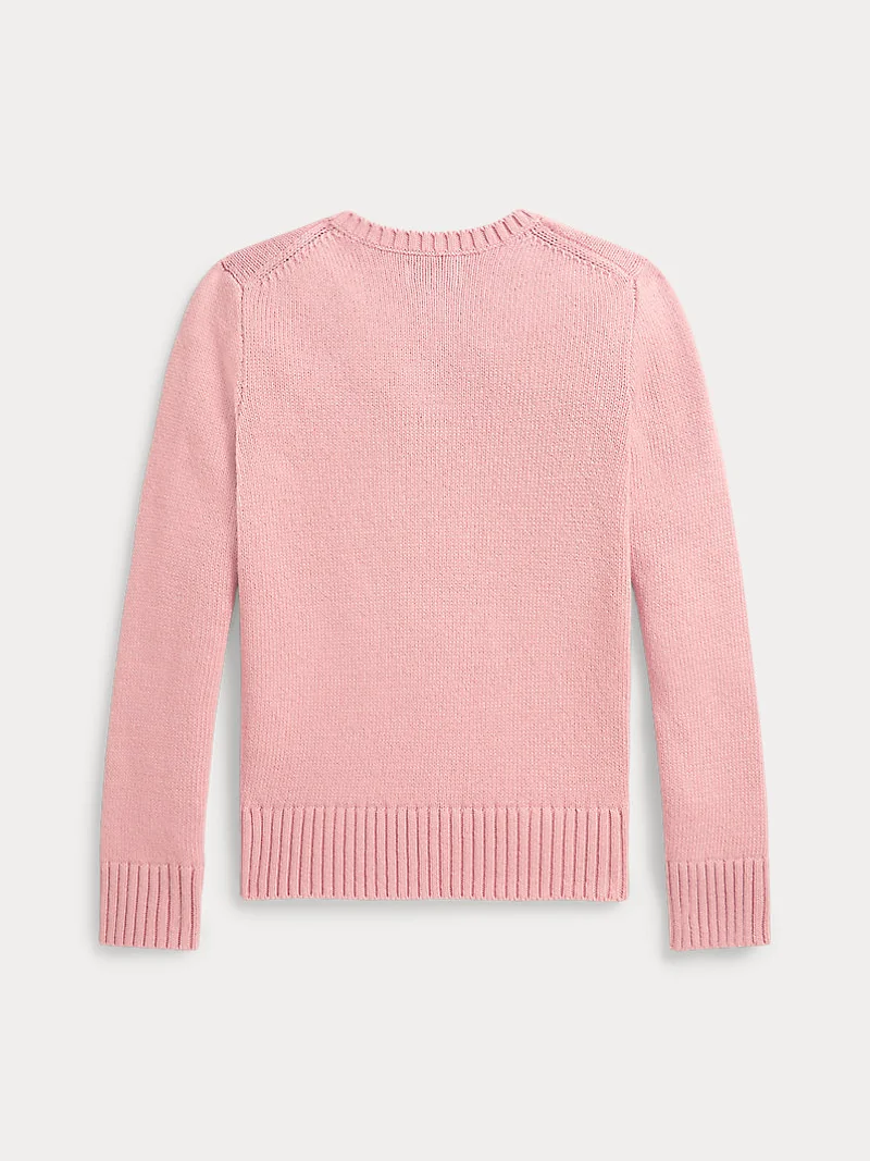 Свитер с мишкой Polo Bear из смесового хлопка — 3