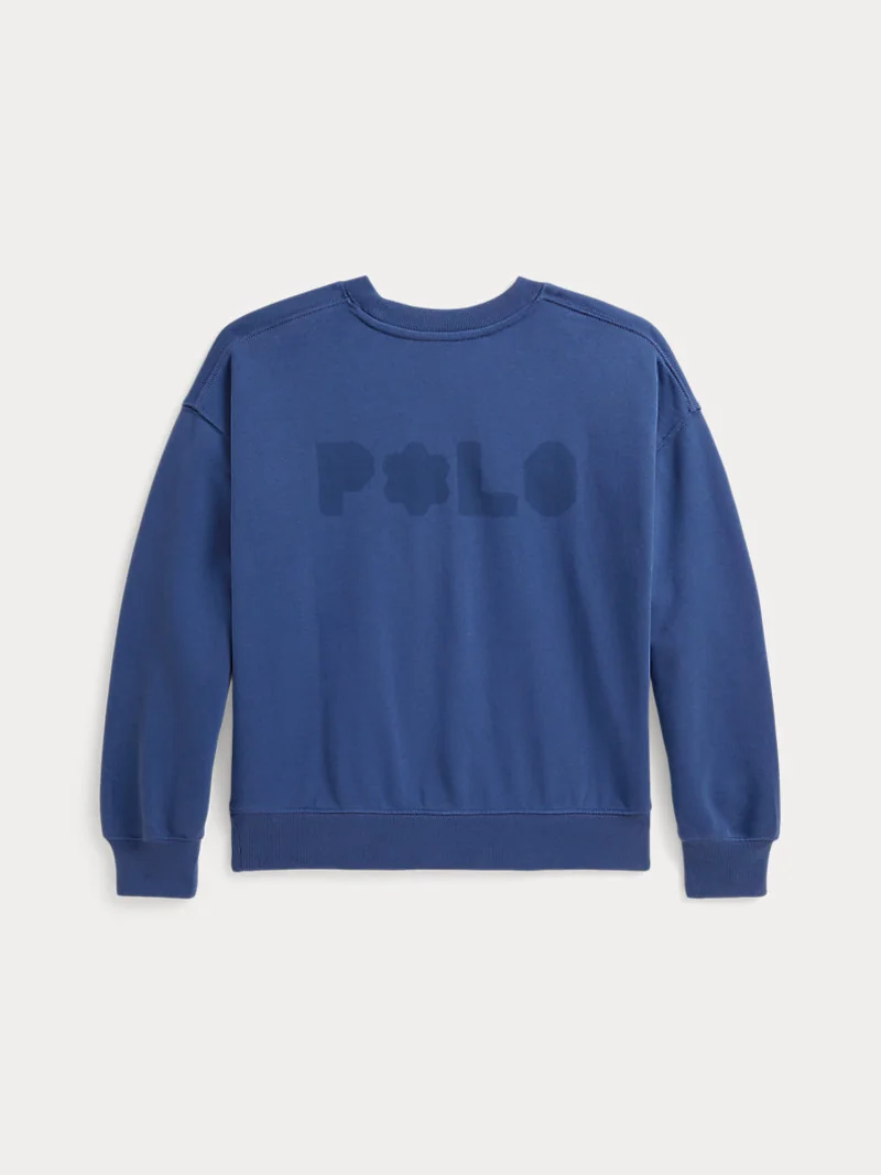Свитшот с логотипом Polo в стиле пэчворк — 3