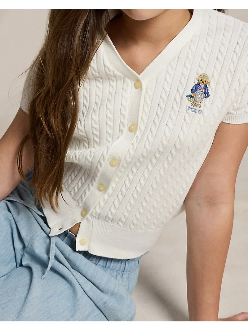 Кардиган Polo Bear на пуговицах — 5