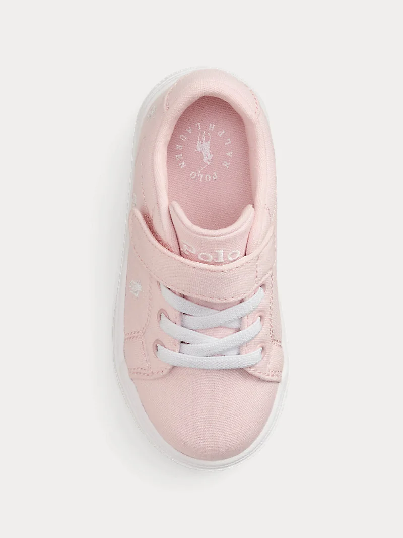 Кеды Sutton Polo Pony розовые на липучке — 4