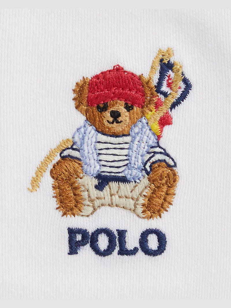 Комплект: рубашка-поло и шорты с вышивкой Polo Bear — 3