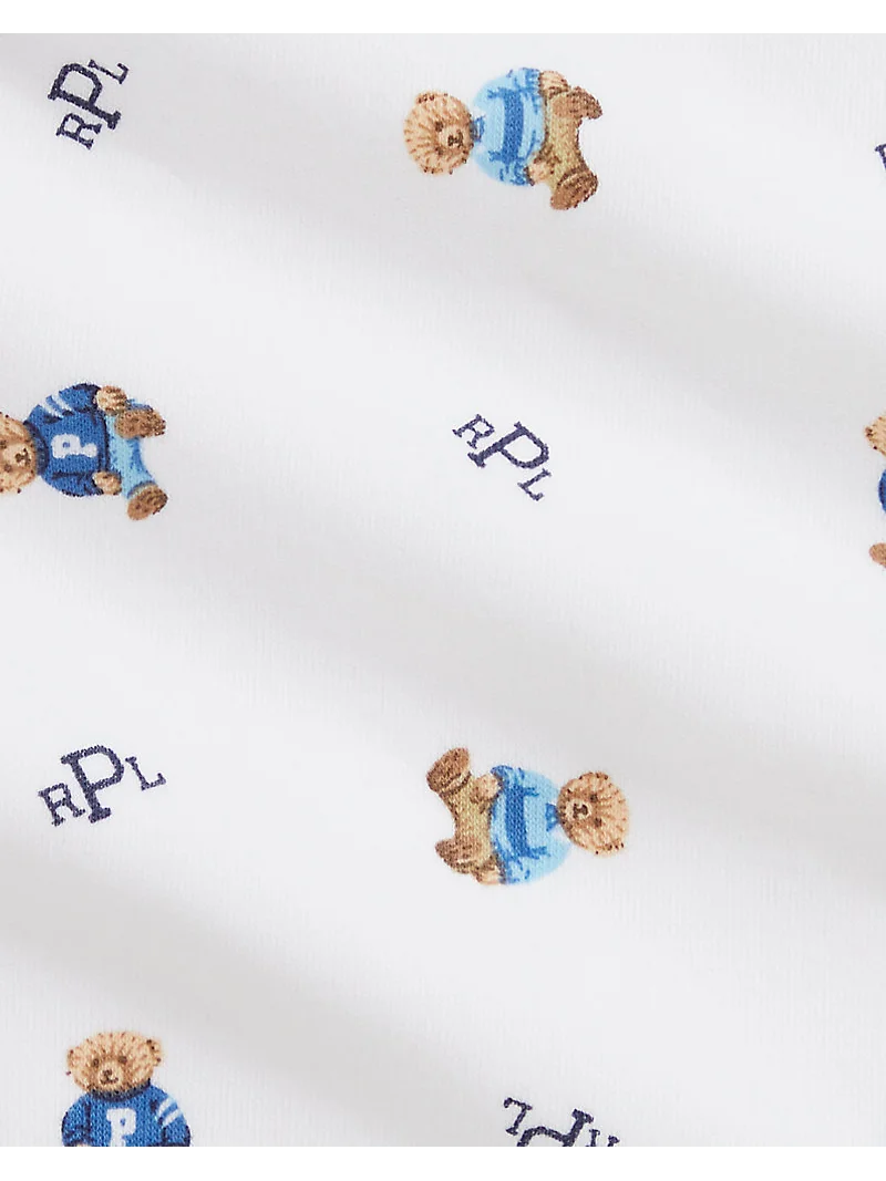 Подарочный набор Polo Bear из трёх предметов бело-голубой — 4