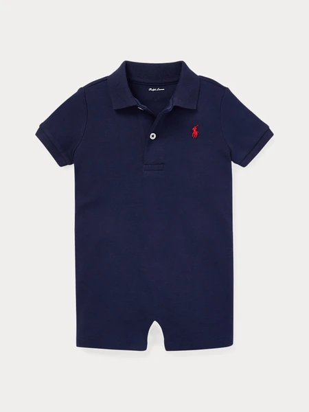 Хлопковый комбинезон-шортал Polo