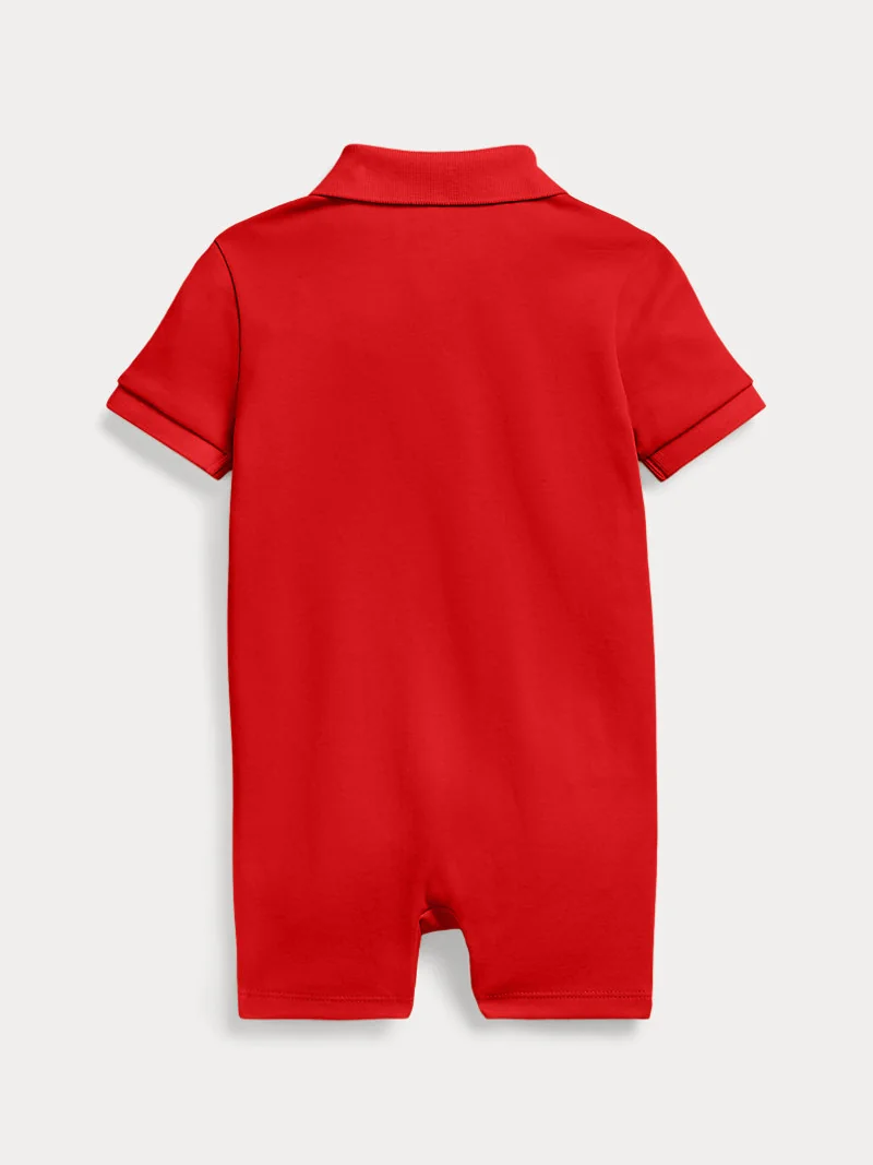 Хлопковый комбинезон-шортал Polo — 2
