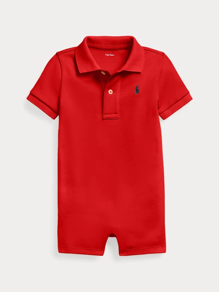 Хлопковый комбинезон-шортал Polo