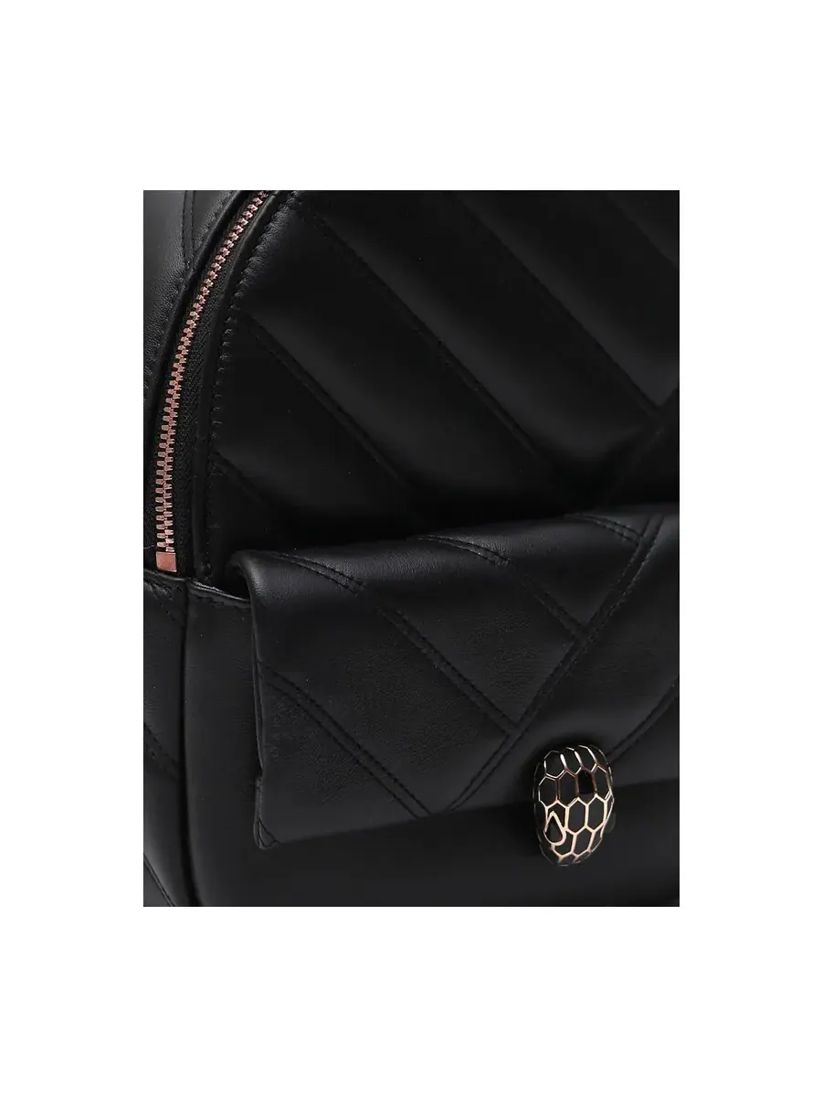 Рюкзак Bvlgari Serpenti Cabochon — изображение 4 из 4, черный