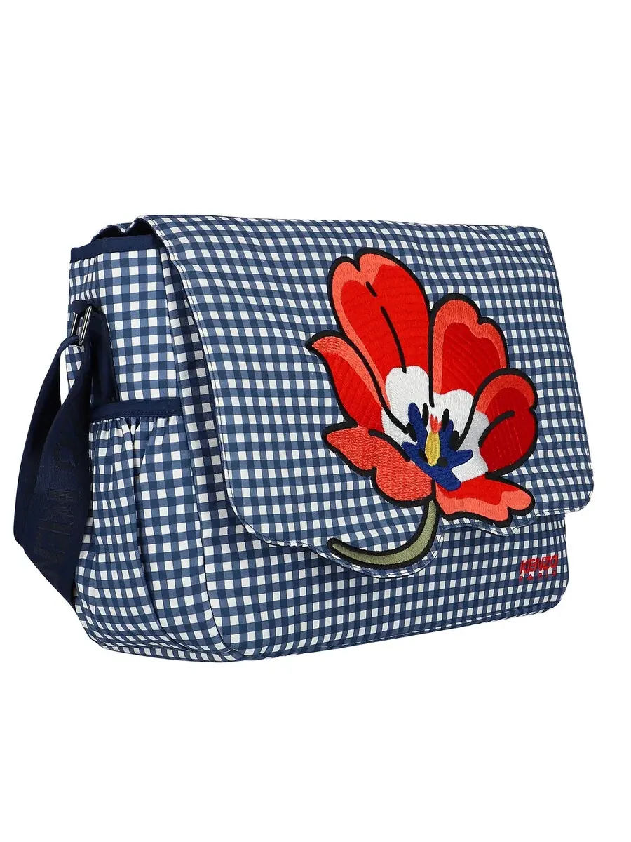 Детская сумка Kenzo Kids Boke с изменяющимся цветком — изображение 2 из 6, темно-синий