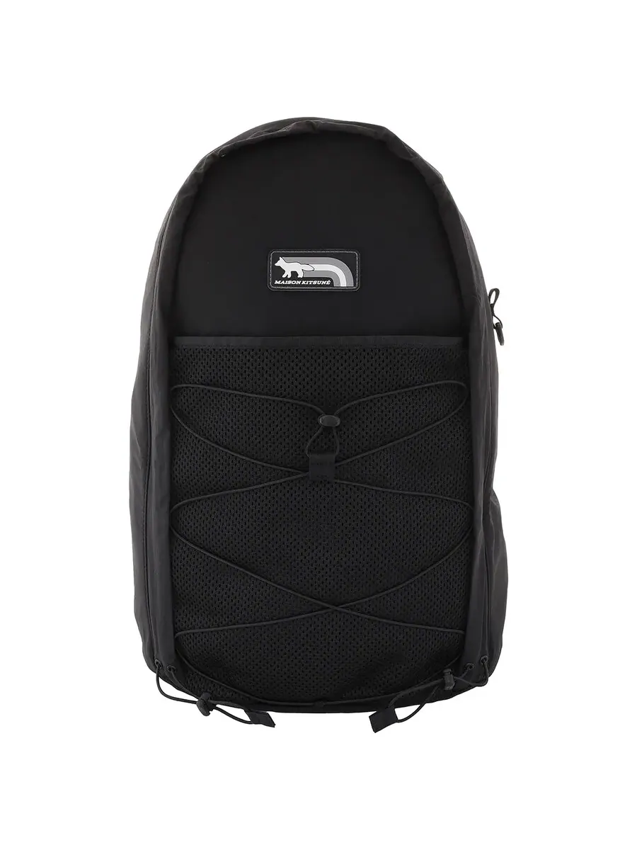 Рюкзак Maison Kitsune Black Flash Fox из нейлона Maison Kitsuné