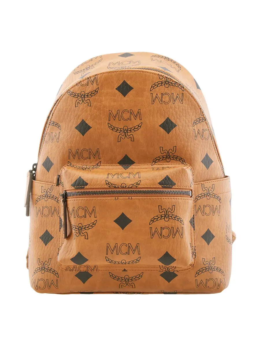 Рюкзак MCM Maxi Visetos Stark — коричневый