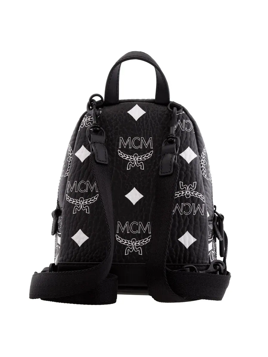 Мини-рюкзак MCM Stark Bandana VI — изображение 3 из 4, черный