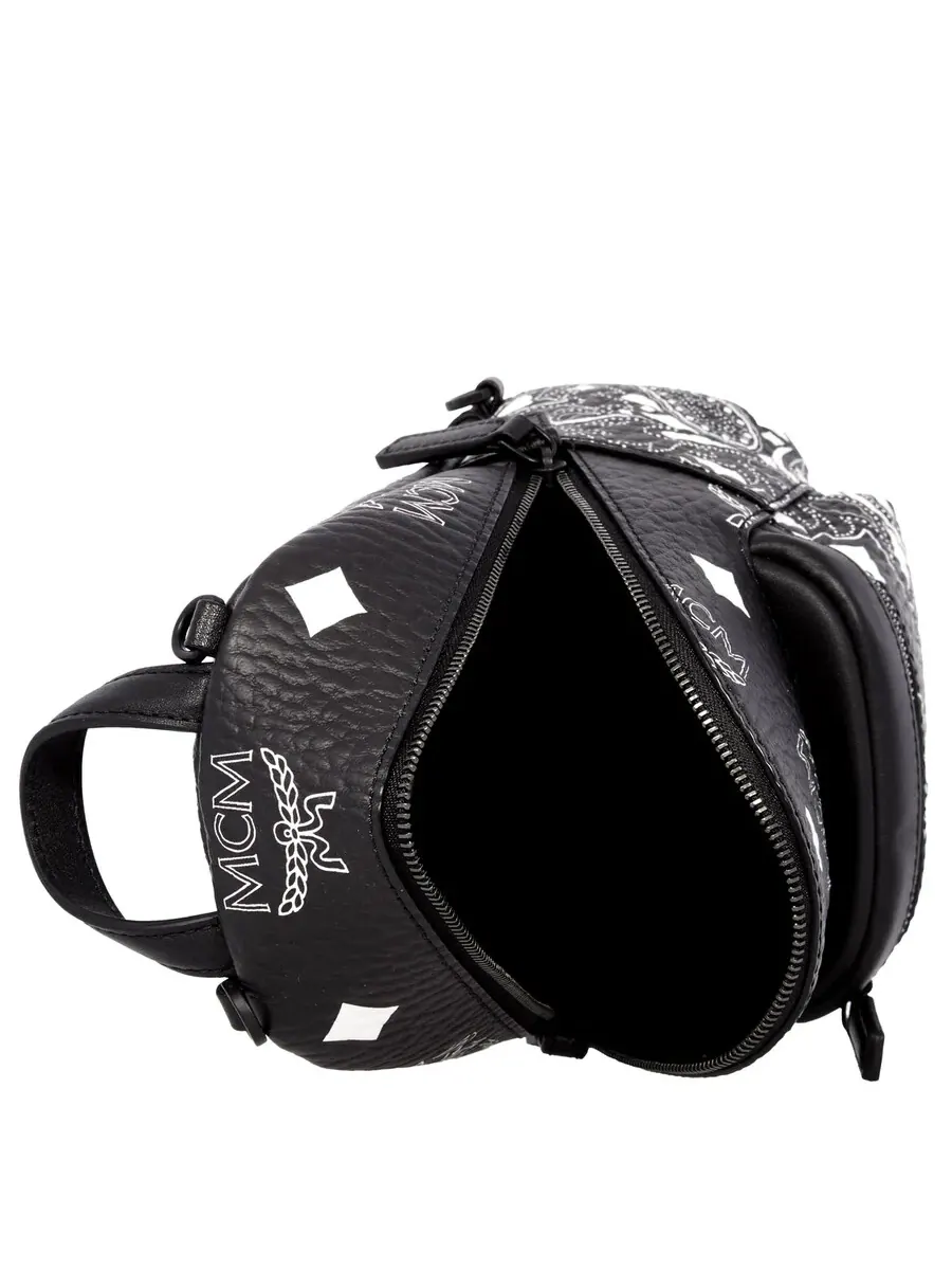 Мини-рюкзак MCM Stark Bandana VI — изображение 4 из 4, черный