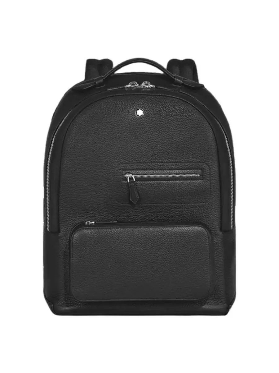 Рюкзак мужской MONTBLANC Companion натуральная кожа — черный