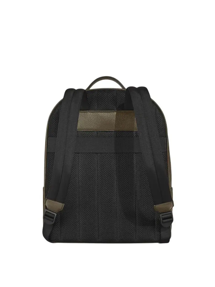 Рюкзак мужской MONTBLANC Companion натуральная кожа — изображение 2 из 3, хаки