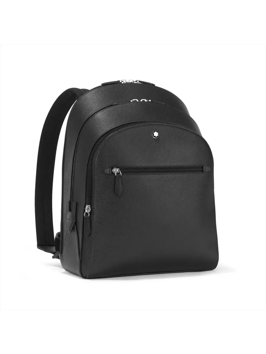Рюкзак унисекс MONTBLANC Sartorial 3 натуральная кожа — изображение 2 из 5, черный
