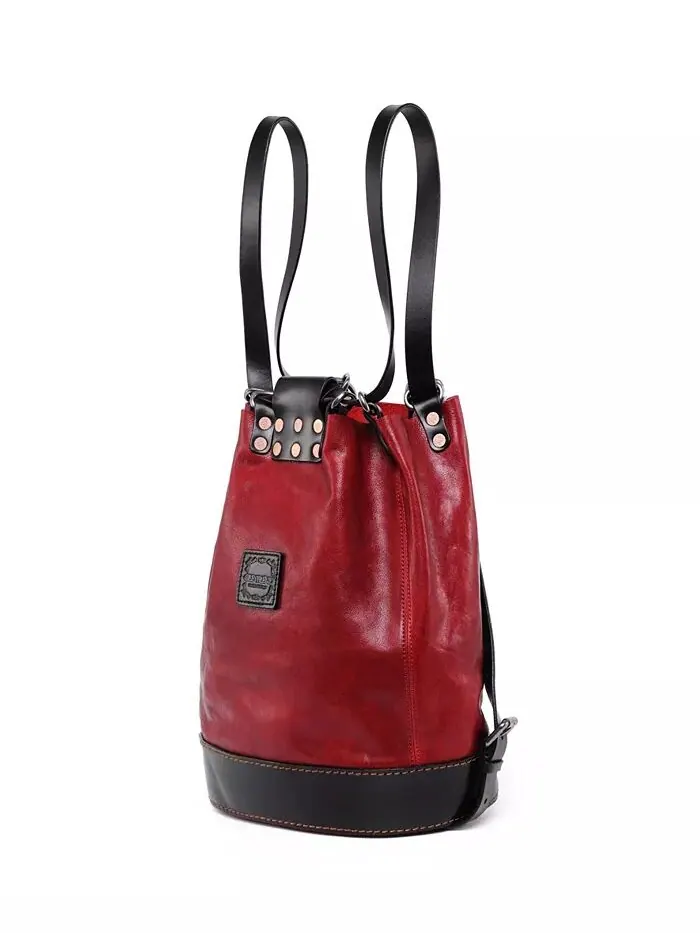 Рюкзак женский Old Trend Canna натуральная кожа — изображение 2 из 14, черный