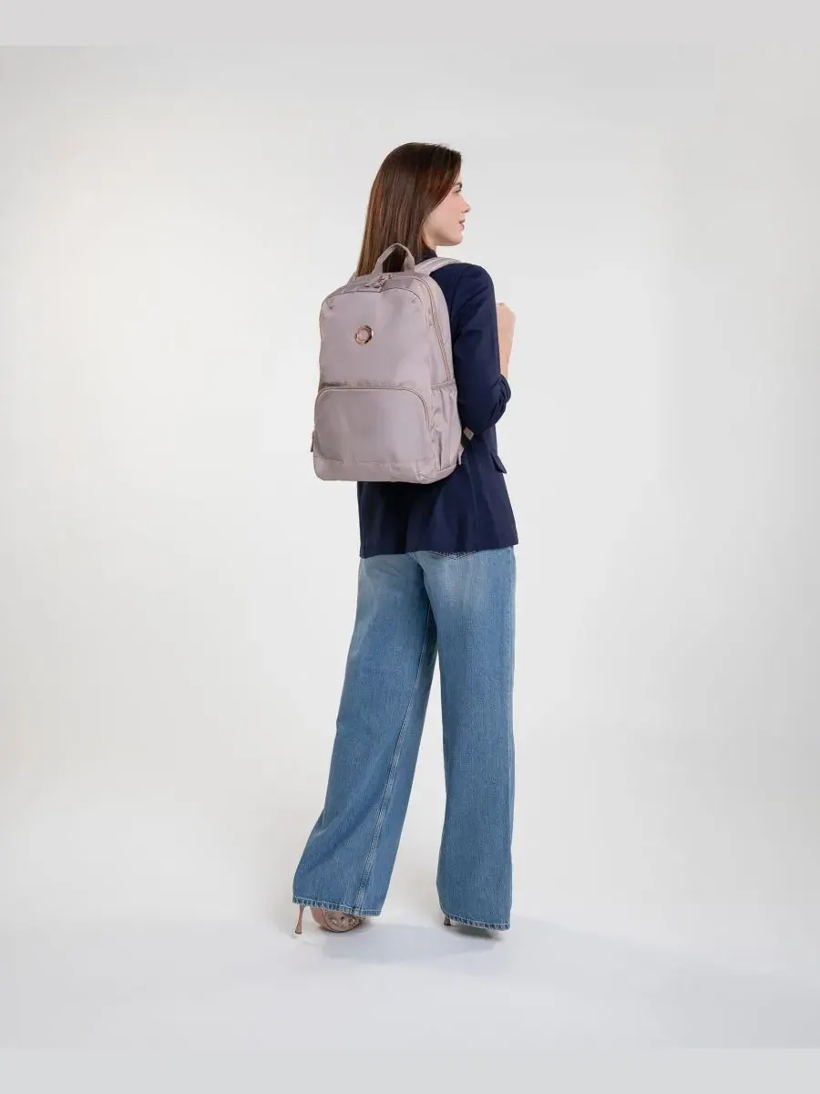 Рюкзак для ноутбука Delsey Paris Sunny — изображение 5 из 10, бежевый