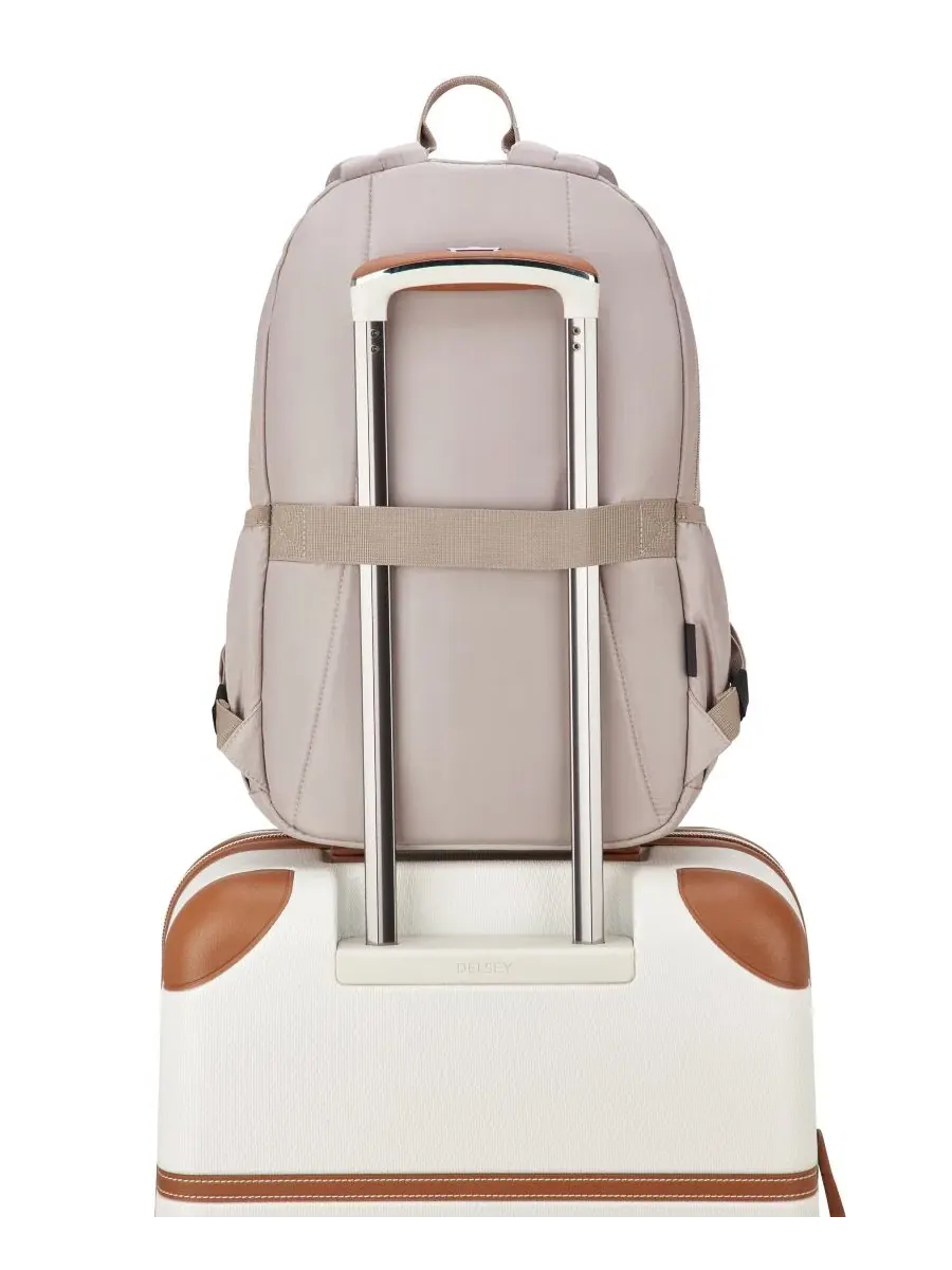 Рюкзак для ноутбука Delsey Paris Sunny — изображение 8 из 10, бежевый