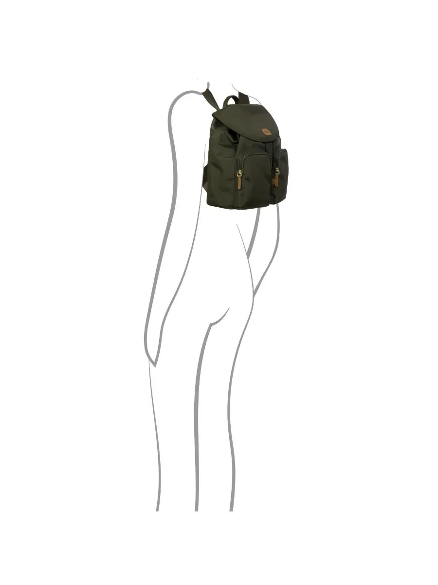 Рюкзак X-Bag City Piccolo Bric's — изображение 4 из 7, оливковый