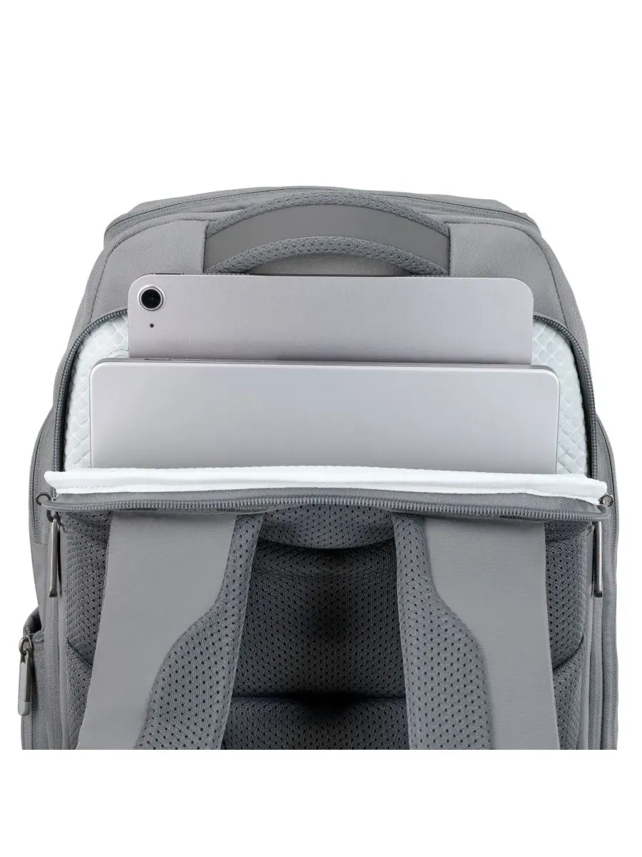 Рюкзак унисекс Samsonite VALT Tech полиэстер — изображение 8 из 11, серый