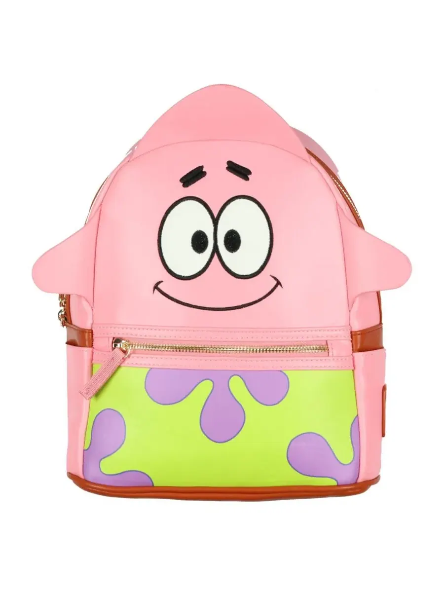 Мини-рюкзак с вышитым лицом и 3D-лучами Patrick SpongeBob SquarePants — розовый
