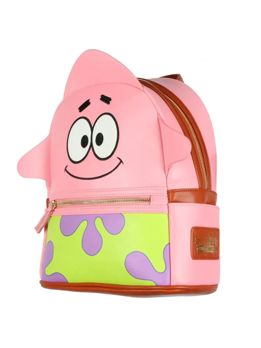 Мини-рюкзак с вышитым лицом и 3D-лучами Patrick SpongeBob SquarePants — изображение 2 из 3, розовый
