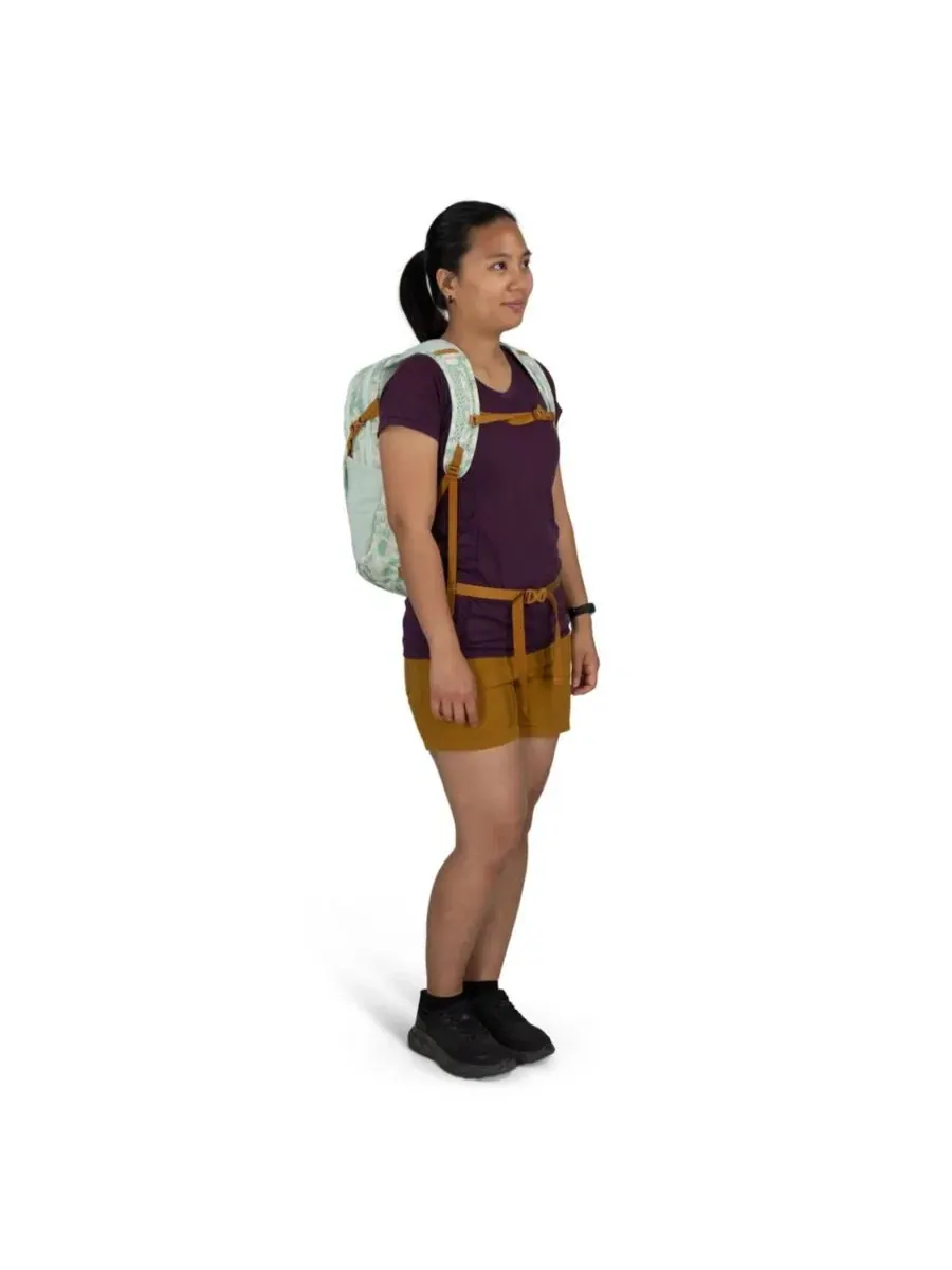 Рюкзак городской Daylite Daypack Osprey Packs, Shaleafy Print Frosty Mint — изображение 5 из 5