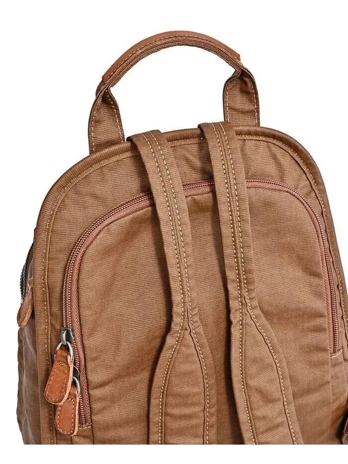 Холщовый рюкзак Turtle Cove TSD BRAND — изображение 11 из 12, коричневый