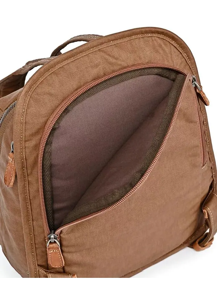 Холщовый рюкзак Turtle Cove TSD BRAND — изображение 9 из 12, коричневый